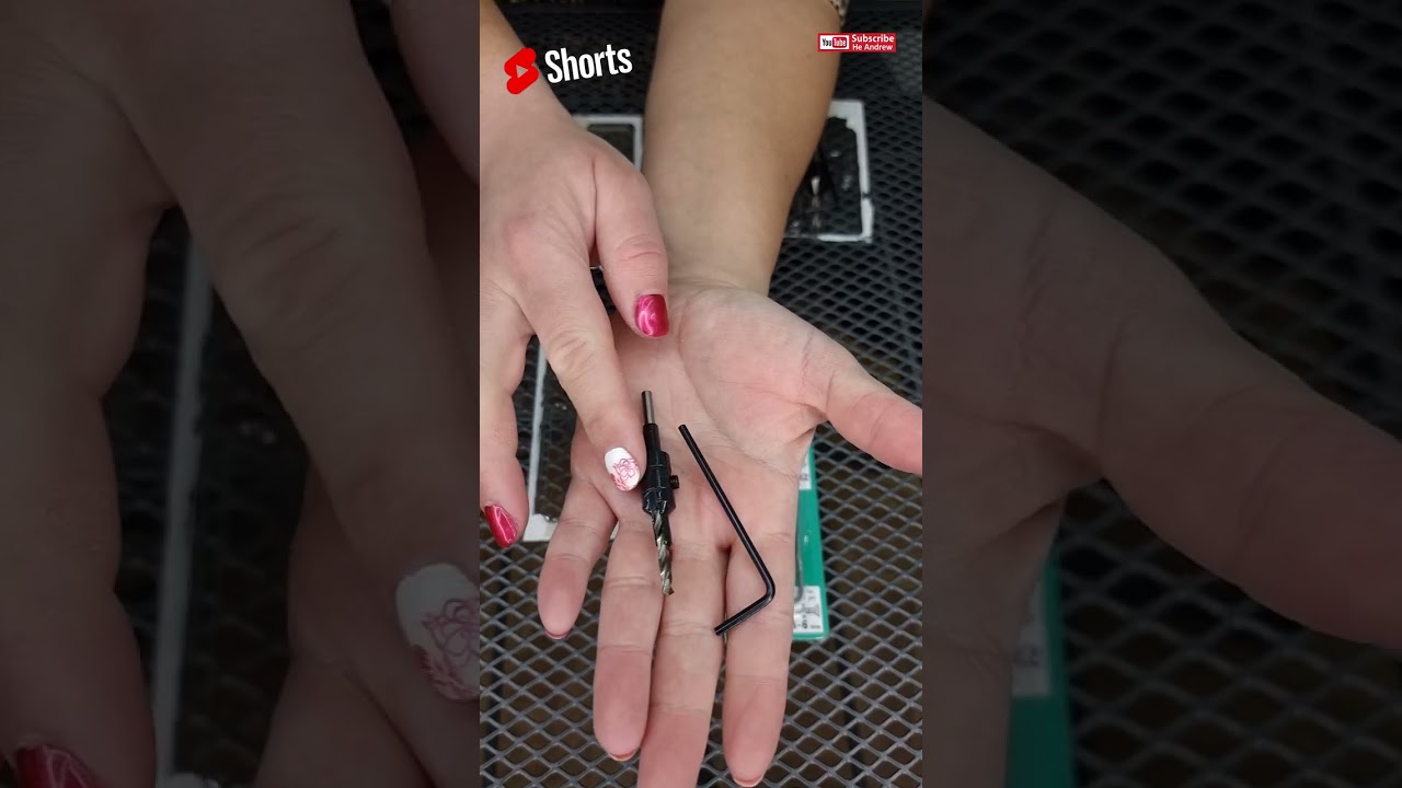 Wolfcraft 2498000 /2499000 /2500000 /2545000 Screw Starter With Countersink Unboxing 