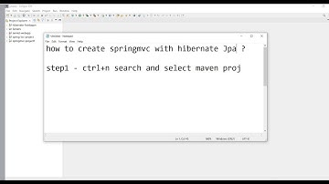 SpringMVC PART 1  How to setup springMVC with HibernateJpa ?   #springmvc