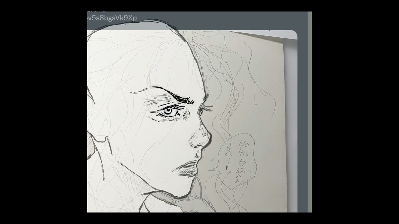 My Amateur (Digital) Inking of Camilla from Yoshihiro Togashi's Hunter X Hunter