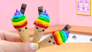 Rainbow Ice Cream Recipes 🌈 How To Make Perfect Miniature Rainbow Choose Chocolate Ice Cream