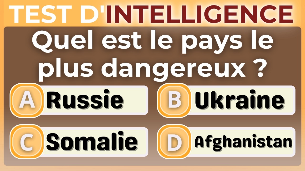 SEULEMENT 3 % ATTEIGNENT LE SCORE MAXIMAL DE 25/25 DANS CE QUIZ