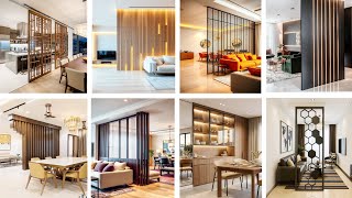 75 Unique Wooden Wall Partition Designs 2026 | Modern Living Room & Dining room Divider ideas