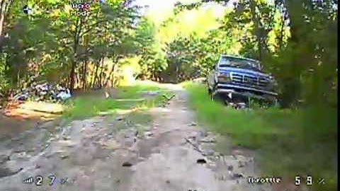 eachine et200 200mw fpv vtx penetration test with video drop out