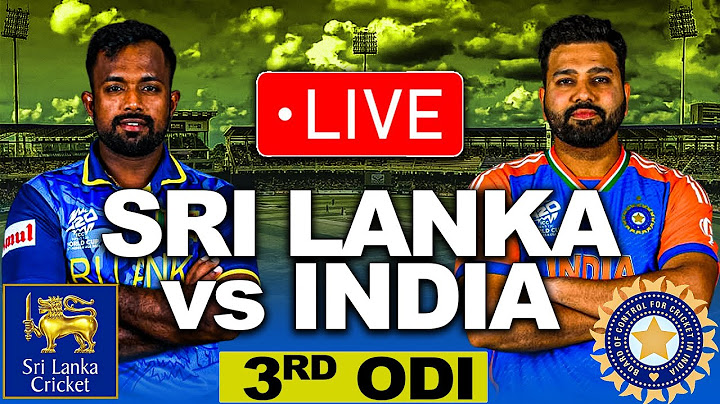 🔴 LIVE | 3rd ODI - India tour of Sri Lanka 2024