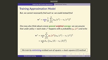 UofT RL Course - Lecture 37: Training Value Model for Prediction