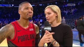 Damian Lillard: There's No Energy Like The Garden | New York Knicks | MSG Networks