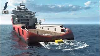 Animation: Mooring System for floating offshore wind industry(Part 1)