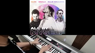 Alok, Sigala & Ellie Goulding - All By Myself (Jarel Gomes Piano)