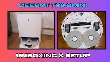 ECOVACS DEEBOT T20 OMNI SELF-WASHING WITH HOT WATER UNBOXING & SETUP