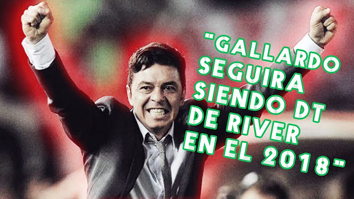 GALLARDO SE QUEDA EN RIVER Y RENOVARÁ PARA EL 2018 [LO MEJOR DE 90]