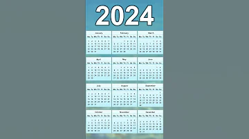 2024 Calendar 