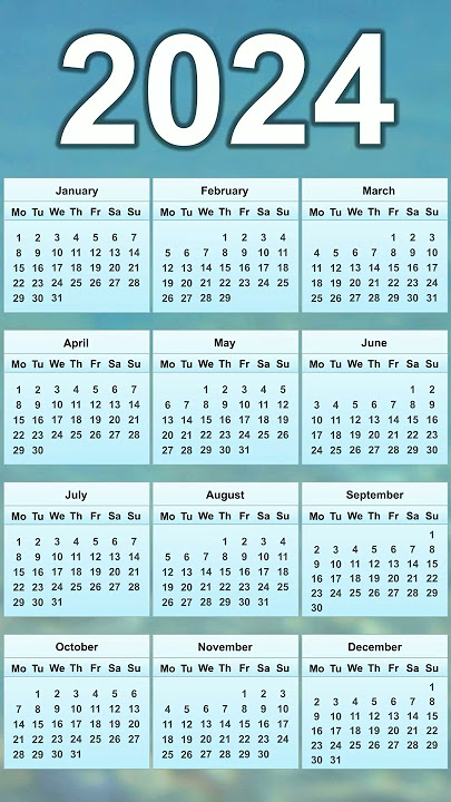 2024 Calendar