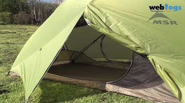 MSR Hubba Hubba 2 Person Tent - strong, roomy and lightweight backpacking tent.