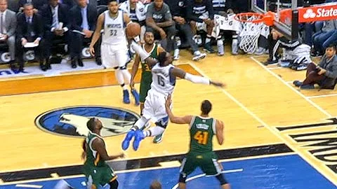 Shabazz Muhammad Takes Off From Far To Punch The 1...