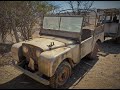 Picking up a Land Rover Series 1-1950 80inch