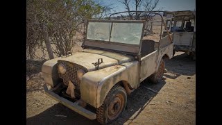 Picking up a Land Rover Series 1-1950 80inch
