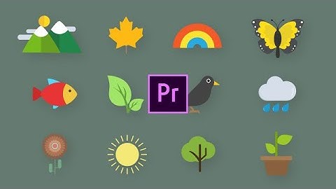 Nature Animated Icons Pack Motion Graphics Templates