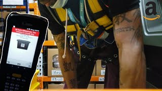 working at Amazon (Part 2) #jeffbezos #amazon #warehouse #jobs #viral