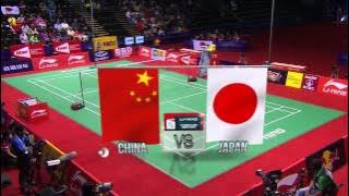 2014 Uber Cup Final China vs Japan Li Xuerui vs Minatsu Mitani