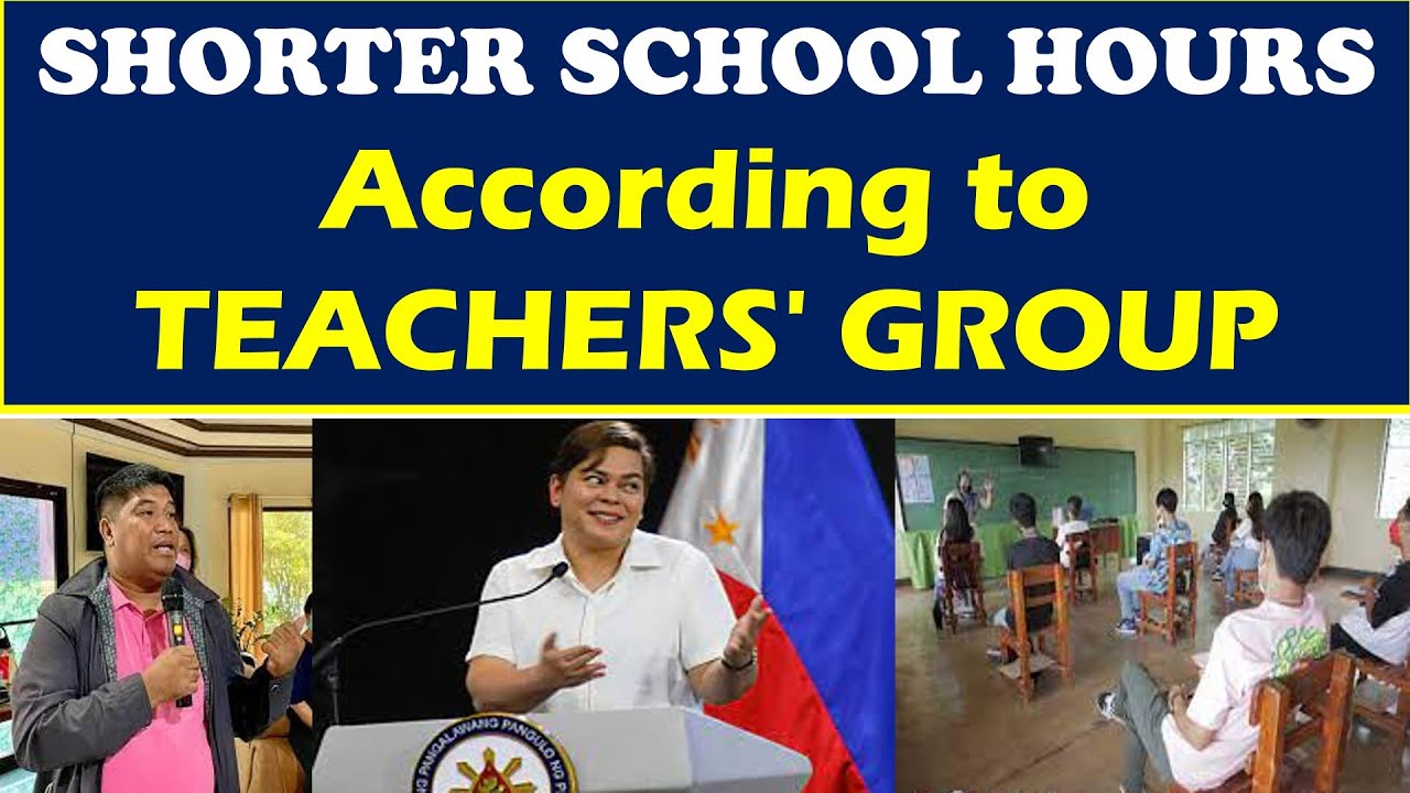 SHORTER SCHOOL HOURS, According to TEACHERS' GROUPwildtvoreg YouTube