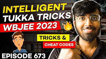 WBJEE 2023: Intelligent Tukka Tricks🔥| Tricks & Cheat Codes #673 #wbjee2023 #tukkatricks #wbjee