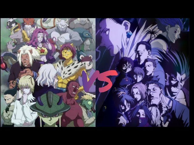 Hunter x hunter) CHIMERA ANT vs PHANTOM TROUPE FULL FIGHT