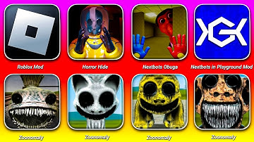 Roblox OBBY Zoonomaly New,Nextbots in Playground mod,Horror Hide | Gameplay