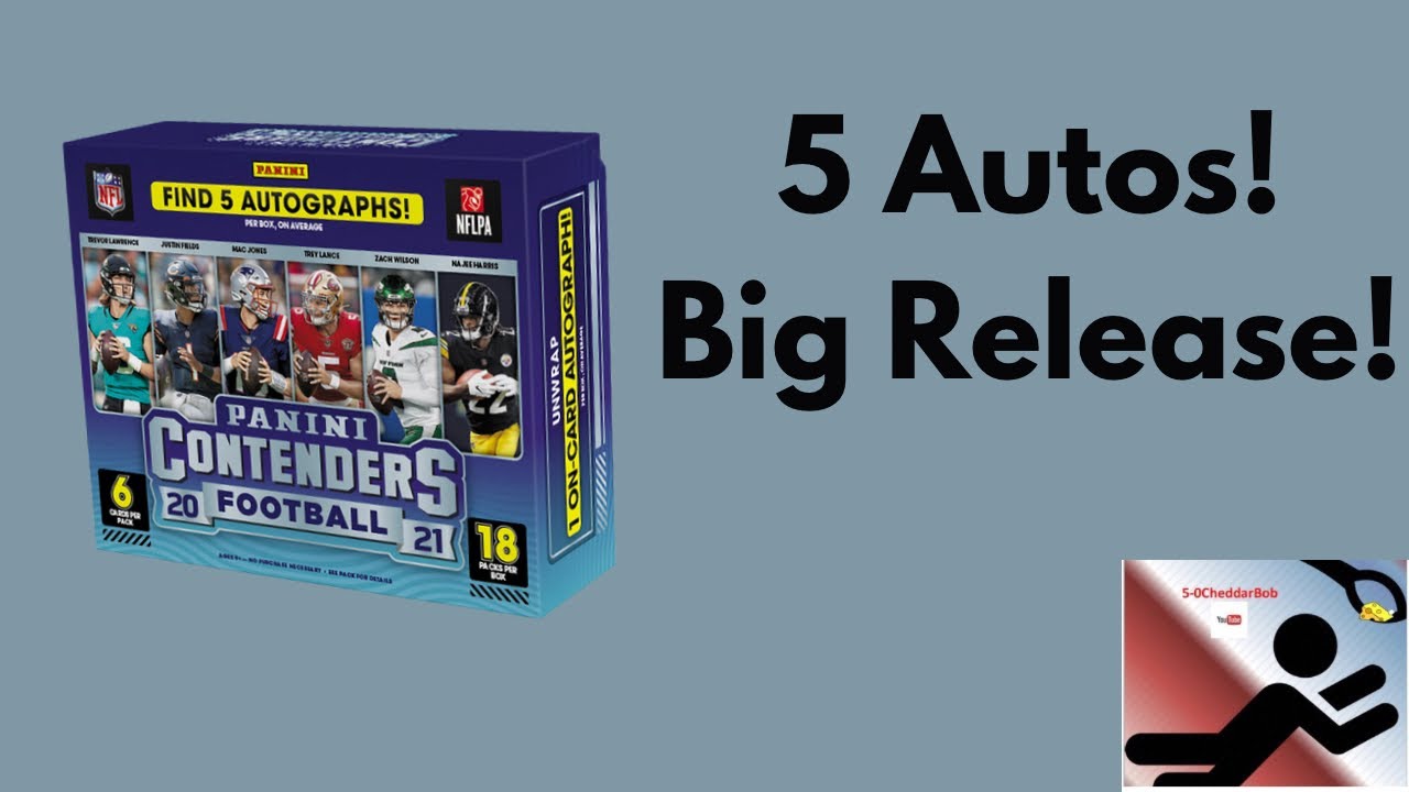 2021 Contenders Football Hobby Box! - 5 Autos (1 On Card Auto!)