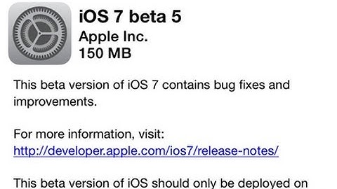 iOS 7 Beta 5 Is Out - Download Links