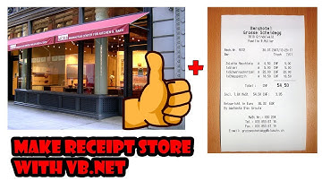 Printing Receipt for Store or Minimarket using VB.NET