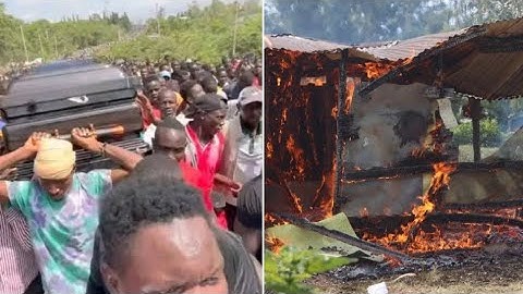 Mawego on Fire! Mourners Burn Police Station in Revenge for Albert Ojwang!