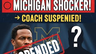 Sherrone Moore" Michigan Head coach Suspension! Biff Poggi Steps In