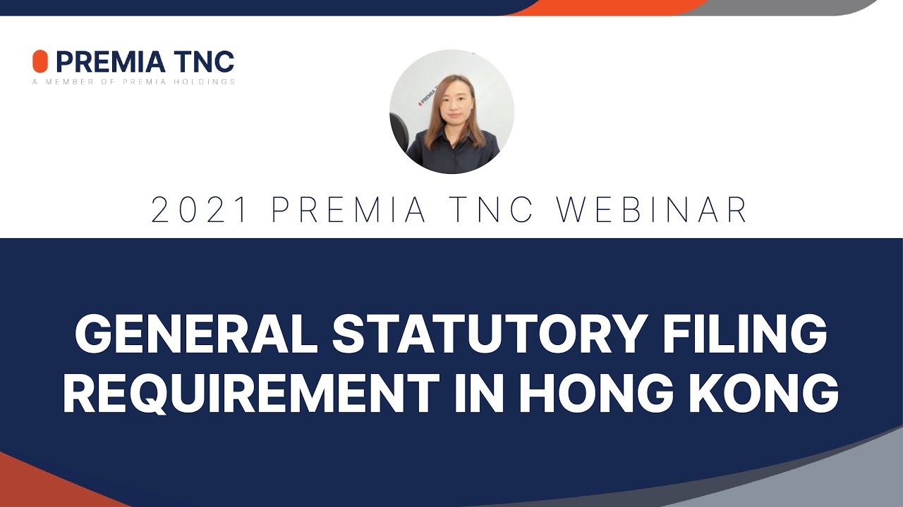 General Statutory Filing Requirement in Hong Kong YouTube