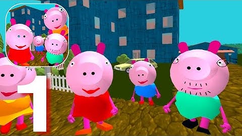 Piggy Neighbor. Family Escape Obby House 3D Gameplay Walkthrough Part 1 || Level 1, 2 & 3 ||