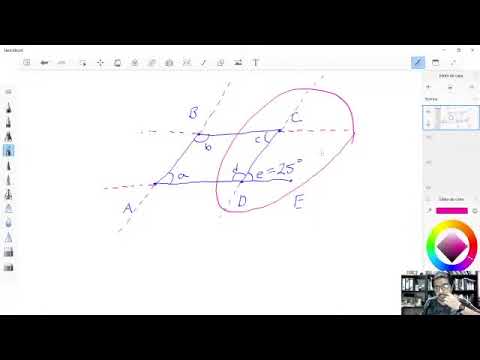 Geometry and Trigonometry: "005 Two parallel lines cut by a transversal (second part)"