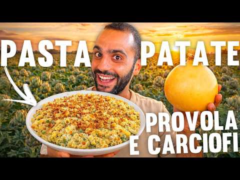 Pasta Patate e Provola con Carciofi alla Romana