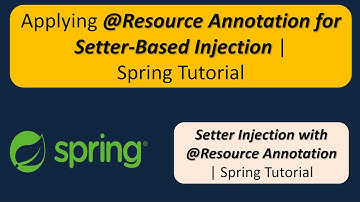 Applying @Resource Annotation for Setter-Based Injection | Spring Tutorial