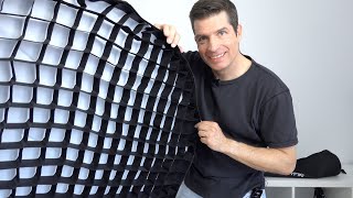 Godox QR-P90 Quick Release Parabolic Softbox and P90 honeycomb grid