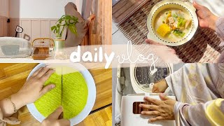 #dailyvlog RUTINTAS PRODUKTIF IRT/FITUR TIME PRESET DAN BIKIN KUE BOLU PAKAI SMART RICE COOKER MECOO