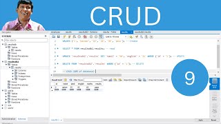 CRUD operations in MySQL Workbench