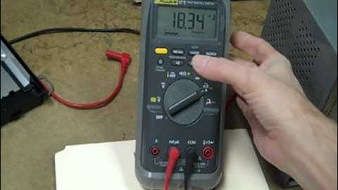 Tektronix TX3 Multimeter Review Part One.mpg