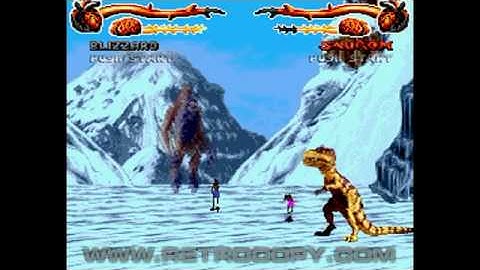 Primal Rage (Sega Genesis / Mega Drive) Intro