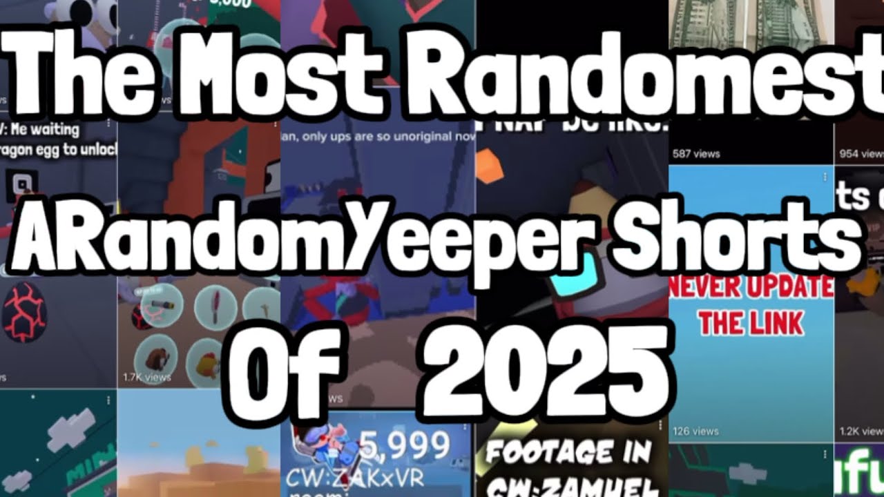 THE MOST RANDOMEST ARANDOMYEEPER SHORTS OF 2025 - YouTube