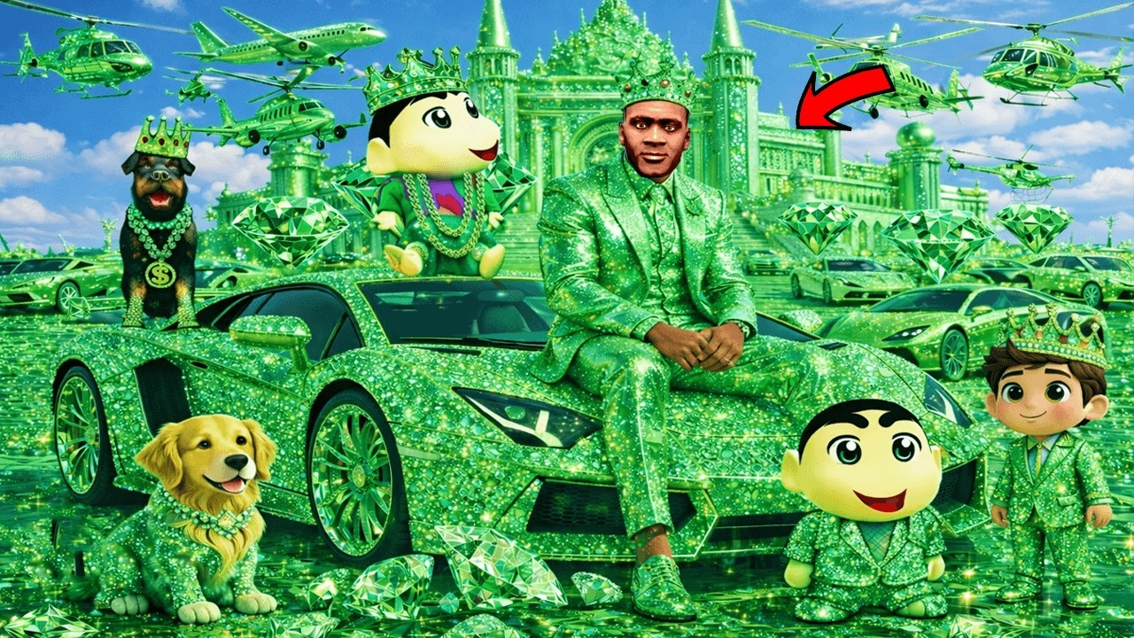 Franklin Or Shinchan Touch Anything Become Diamond Gold in GTA 5 l Varun