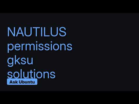 How to move files into /usr/bin in Nautilus without getting permission errors? (3 Solutions!!)