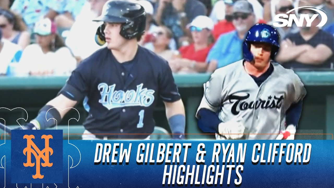 Highlights of Drew Gilbert and Ryan Clifford, prospects the Mets
