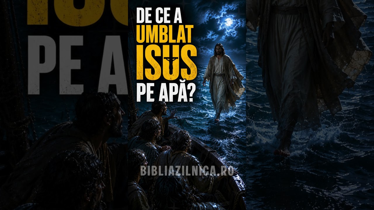 De ce a umblat Isus pe apă? Era doar o demonstrație de putere? - Întrebări și răspunsuri biblice