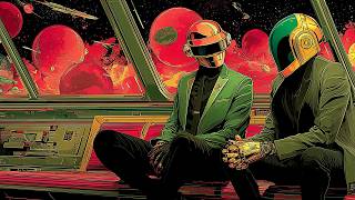 Daft Punk Inspired Crimson Static Bloom III 🌌🛸 | Synthwave, Chillwave, Electronic, Retro Funk
