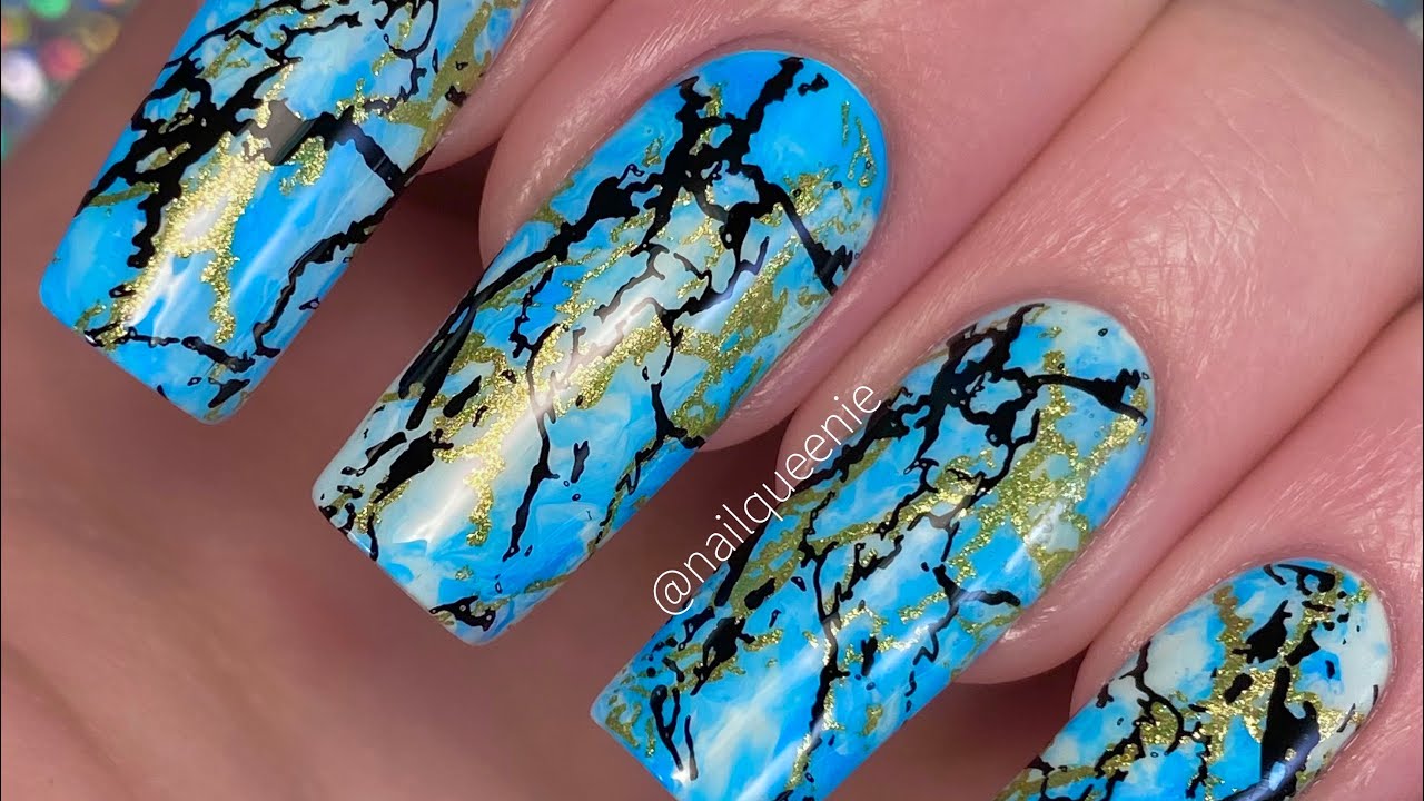 Turquoise Nail Art Tutorial