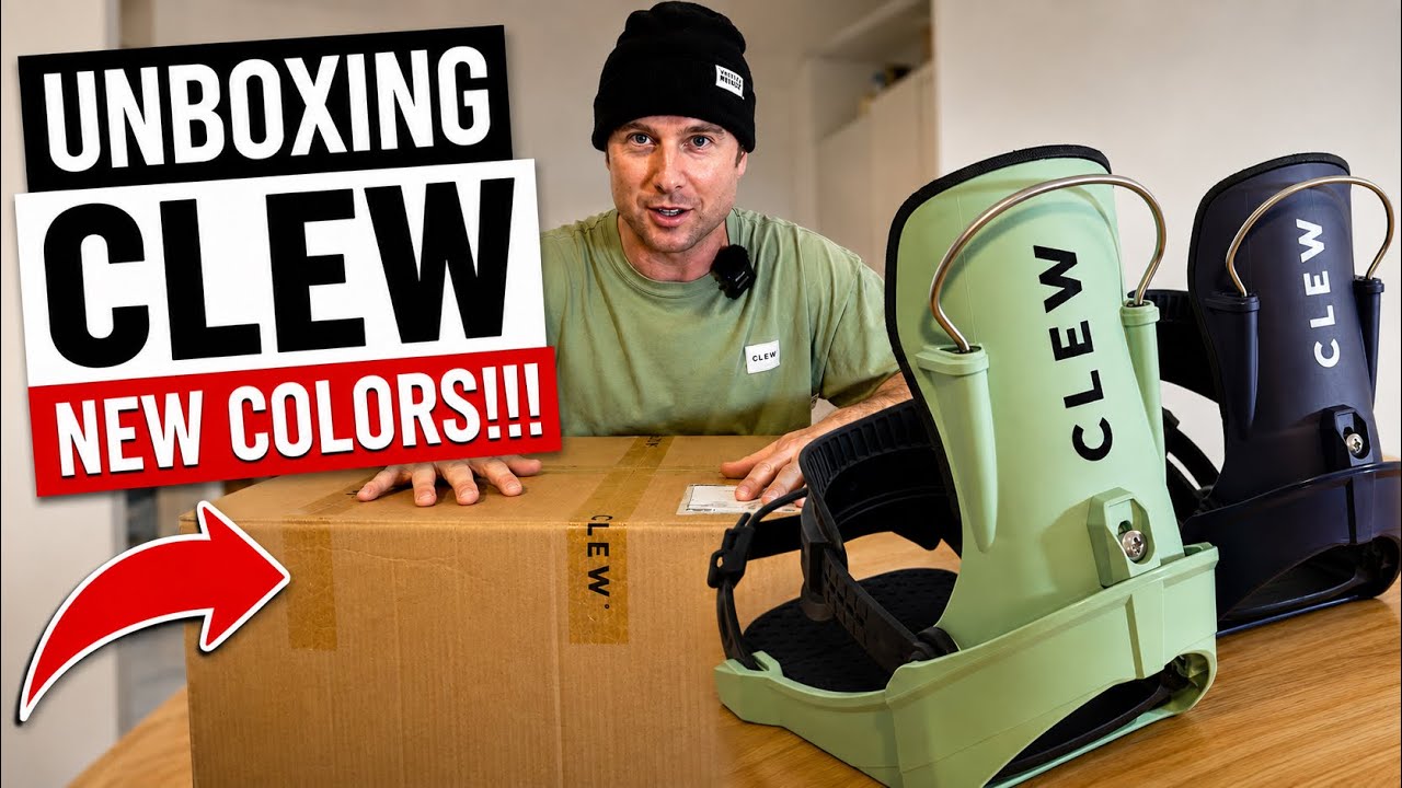 Unboxing Clew Snowboard Bindings + New Color Reveal!